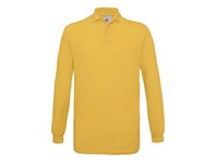 B&C polo Safran 180 gr. , lange mouwen